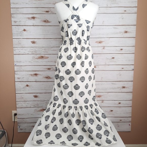J. Crew Factory Sea Shell Print Maxi Sundress - Picture 8 of 12